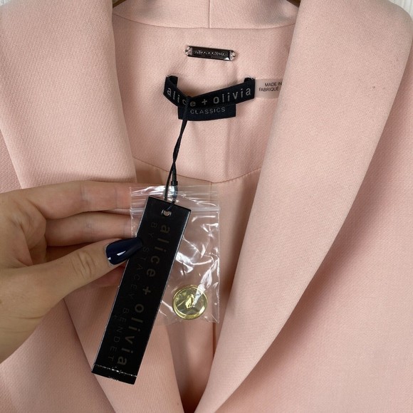 Alice + Olivia Pink Blazer Tailored Suit Jacket - Picture 4 of 5